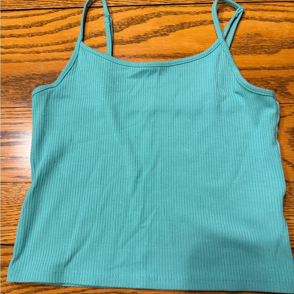 American Eagle Outfitters sz Small Green Camisole Tank Top